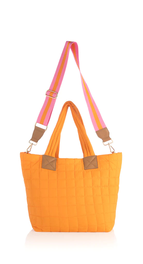 Ezra Quilted Tote Bag