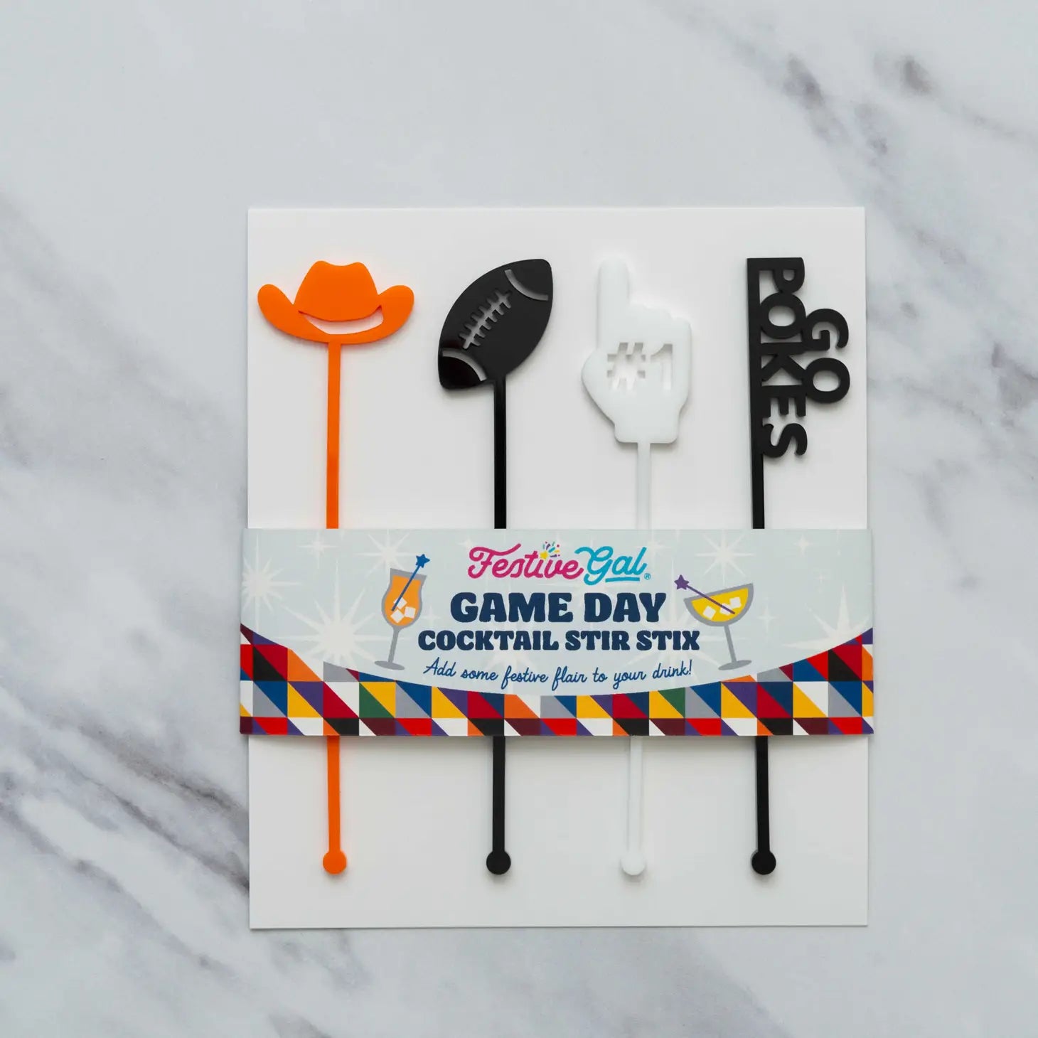 Gameday Stir Sticks - Oklahoma State