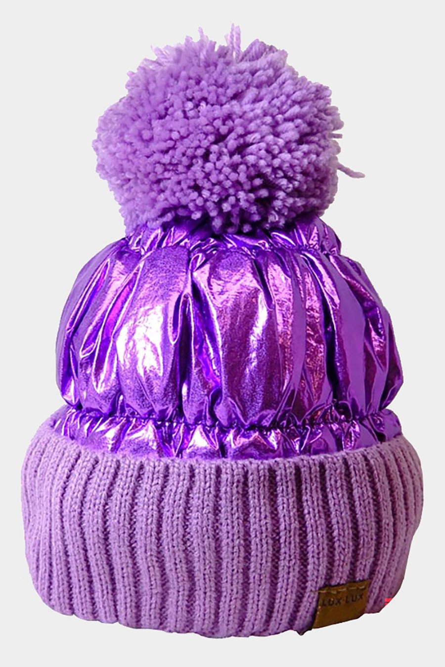 Metallic Puffer Hat