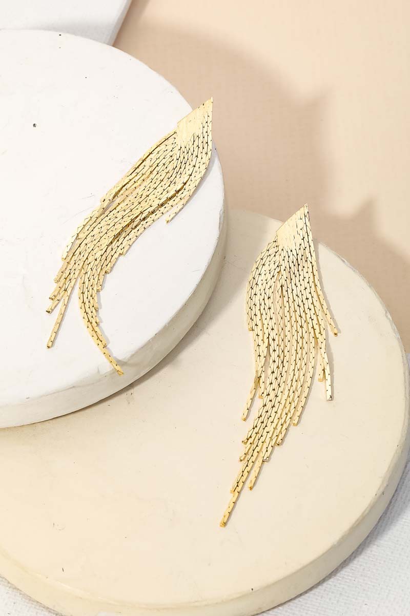 Triangle Fringe Earring