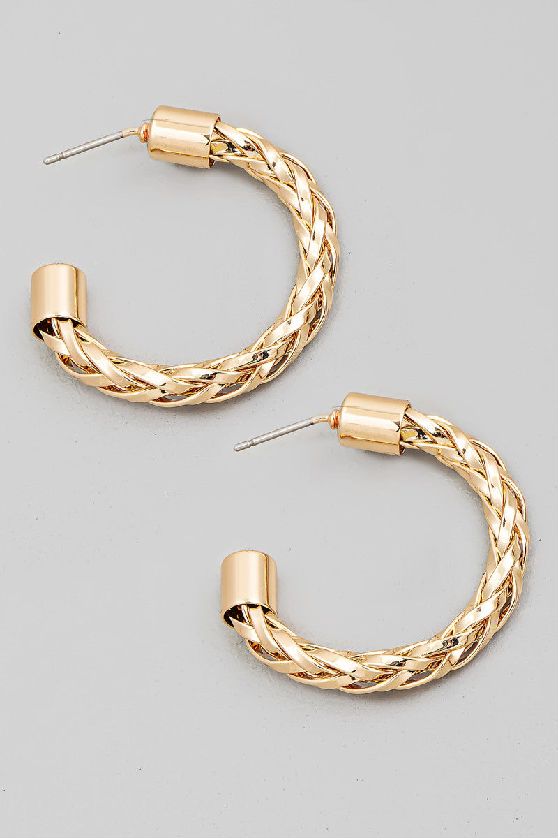 Braided Metallic Hoop
