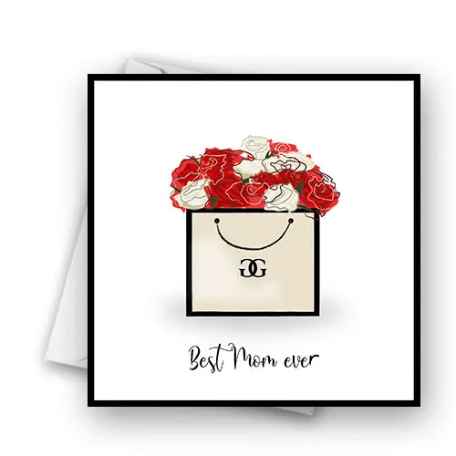 Flowers For Mom Greeting Card