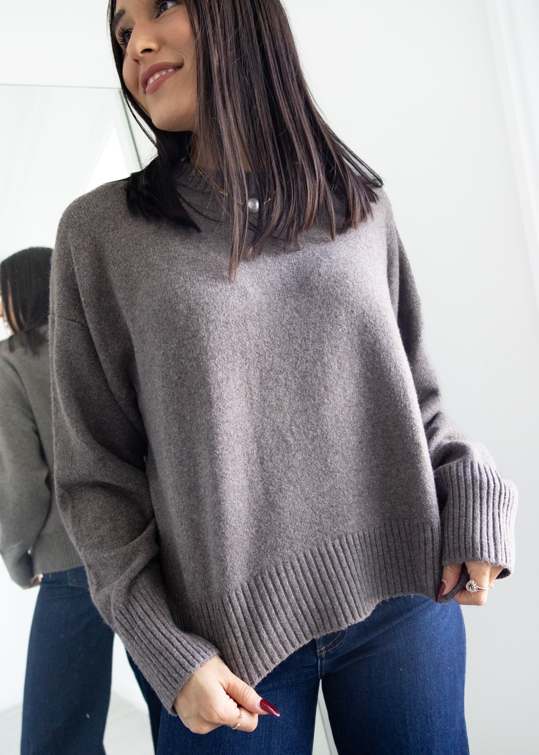 Z Supply Cirrus Cozy Sweater - Burnt Ash Heather – MAC