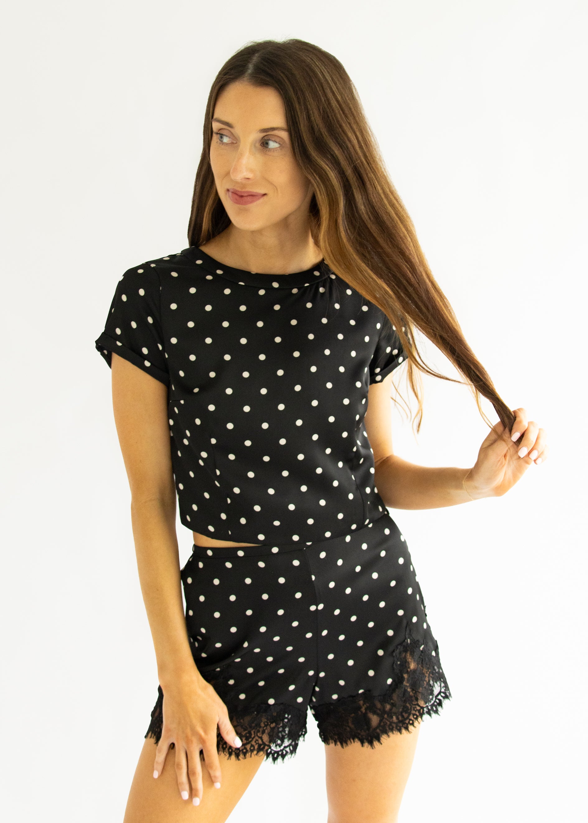 polka dot set
