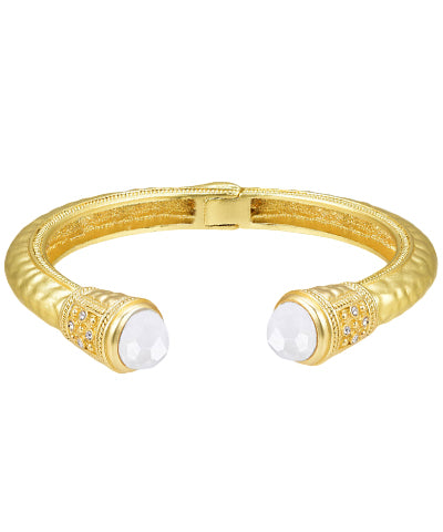 White Opal Cuff Bracelet