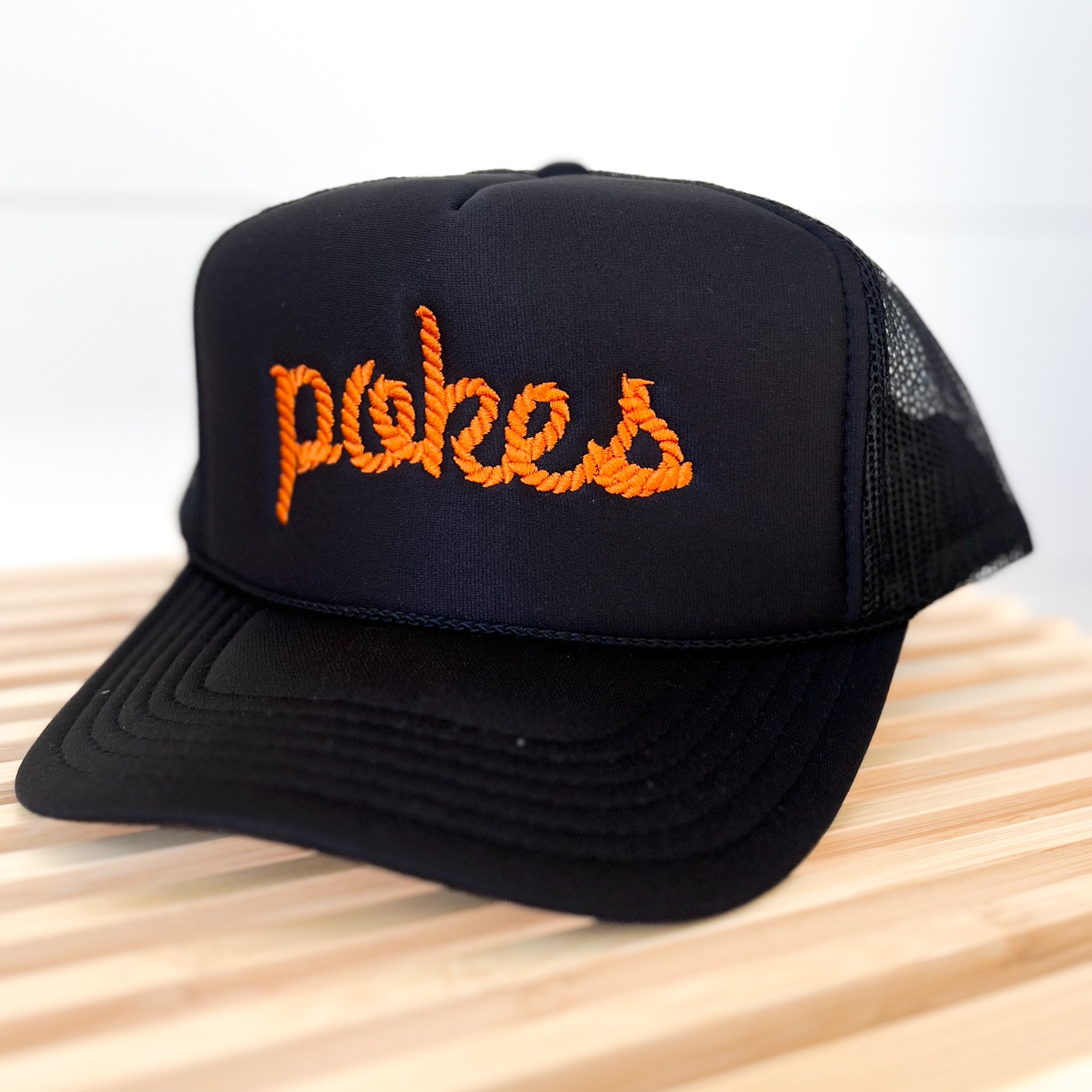 Pokes Embroidered Trucker Hat