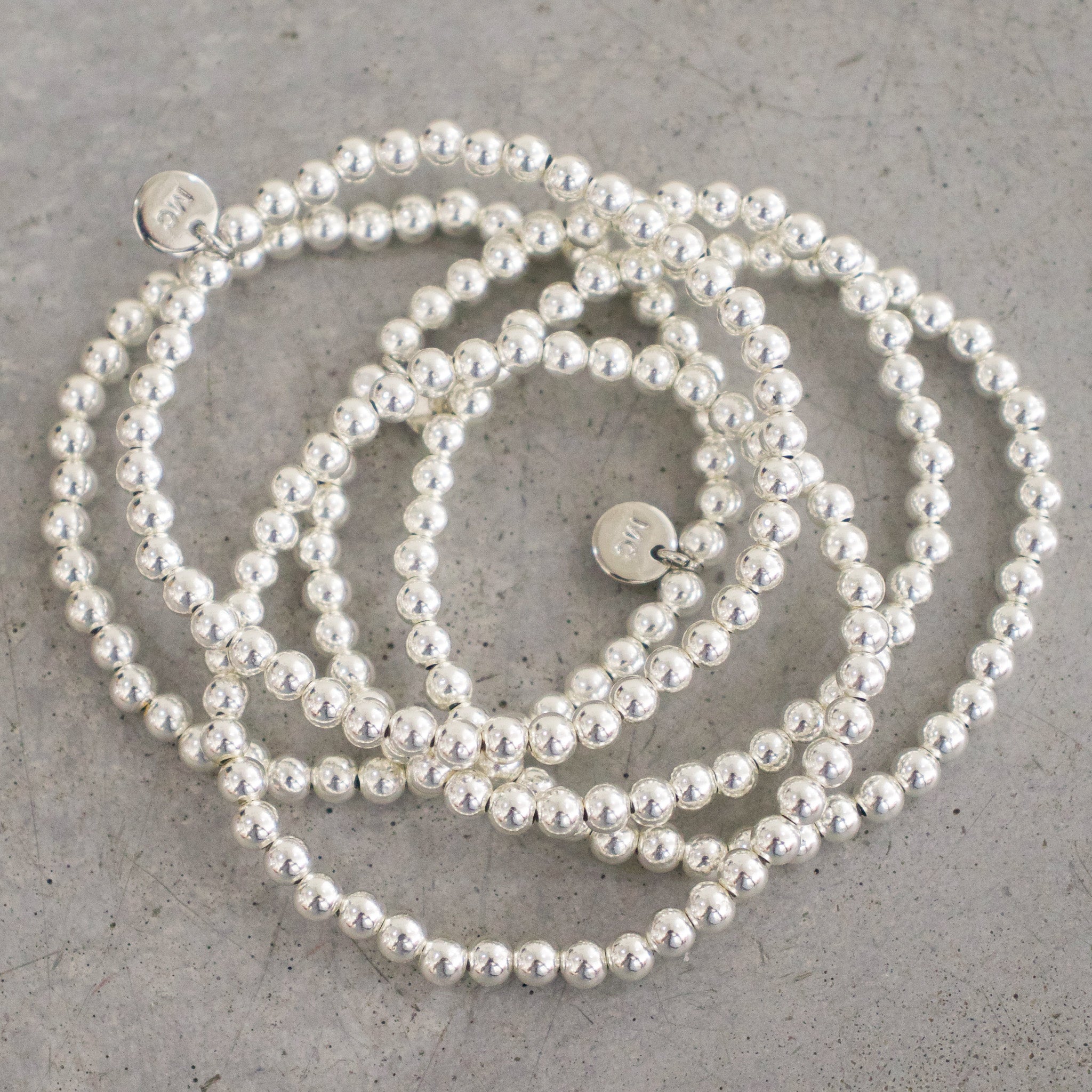 Stacked By MAC Sterling Silver Bracelets - 4MM