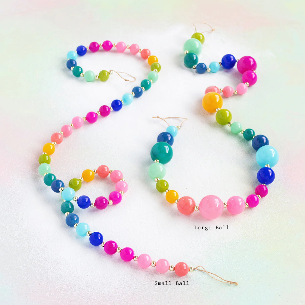 Sugar Plum Ball Garland - Full Set of 4