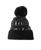 Metallic Puffer Hat