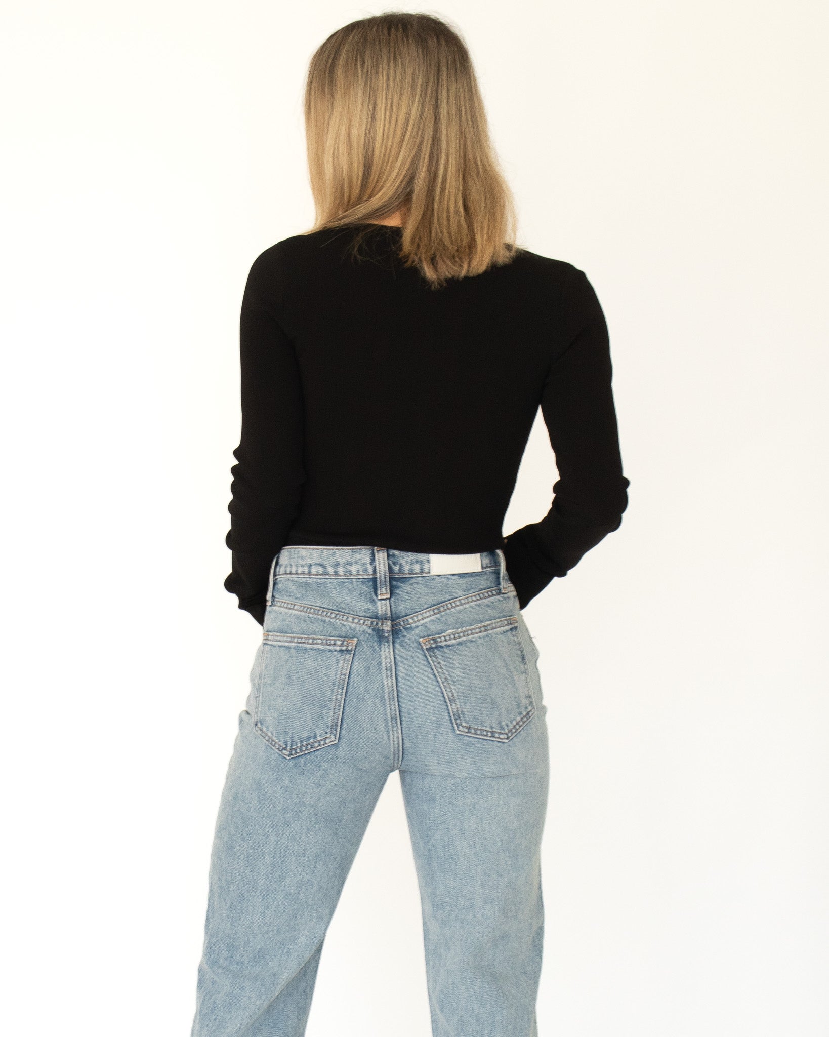 Charlie High Rise Straight Leg Jean