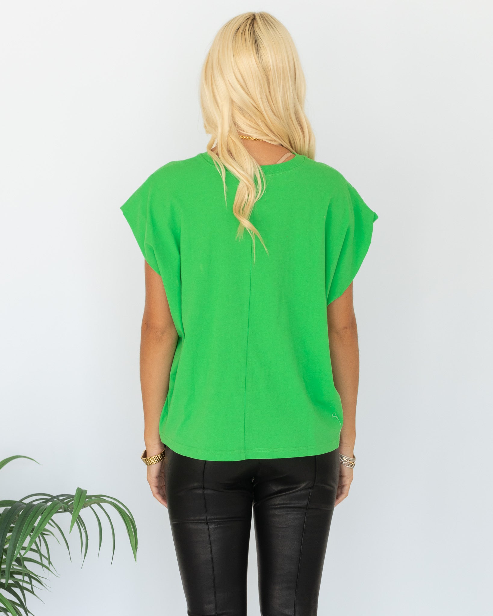 Trina Muscle Tee - Kelly Green