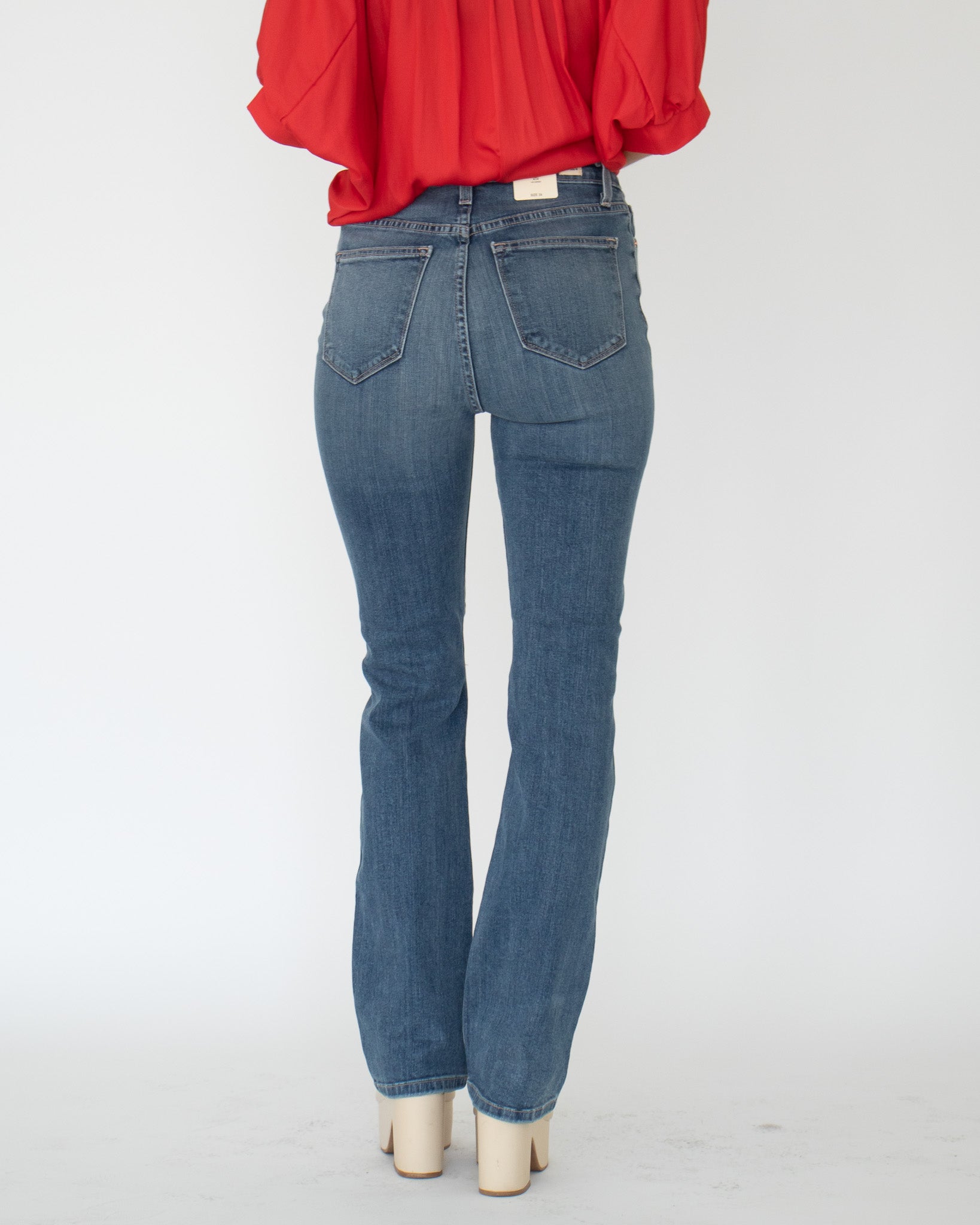 Venice Distressed Straight Leg - Medium Wash