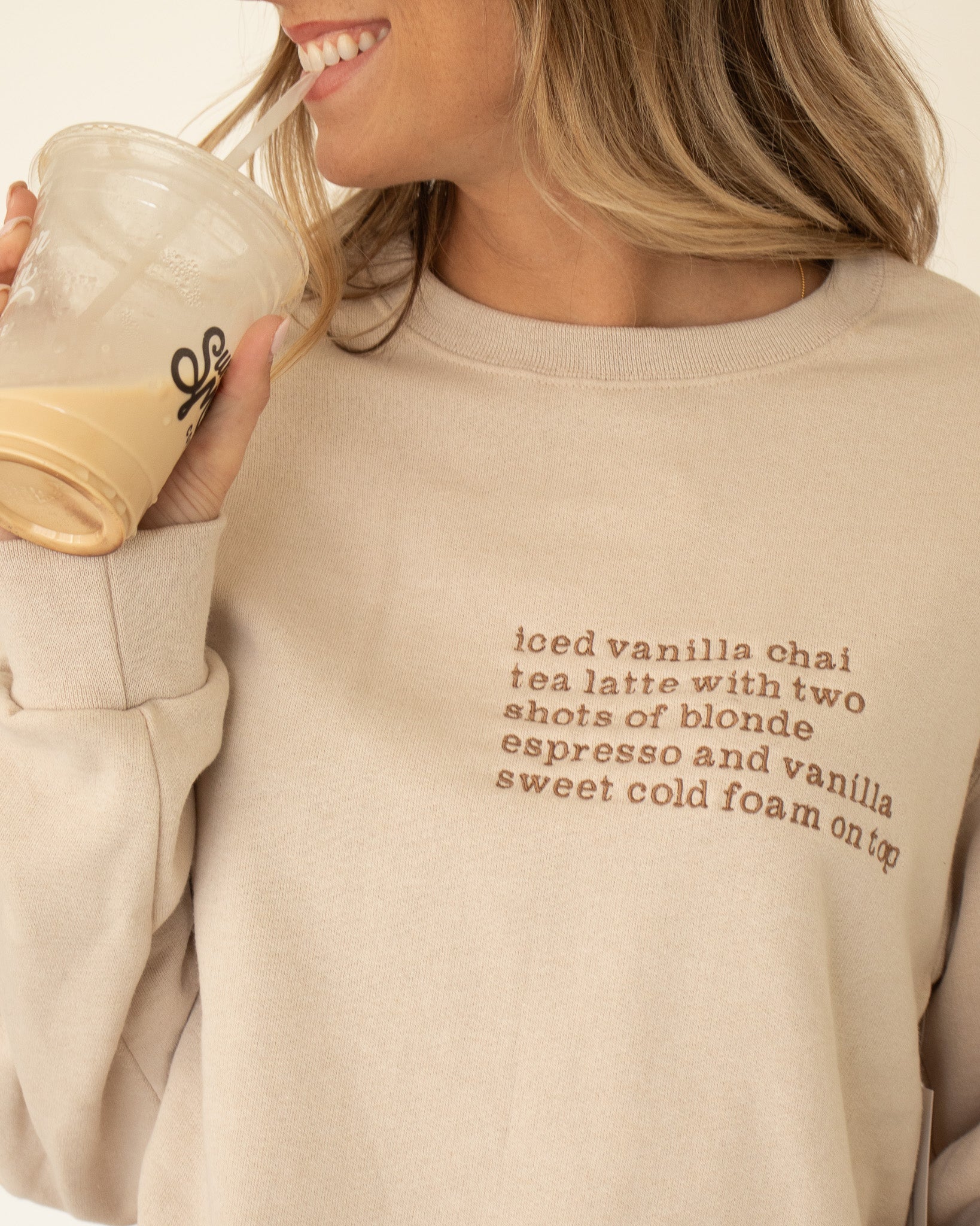 Iced Vanilla Chai Pullover