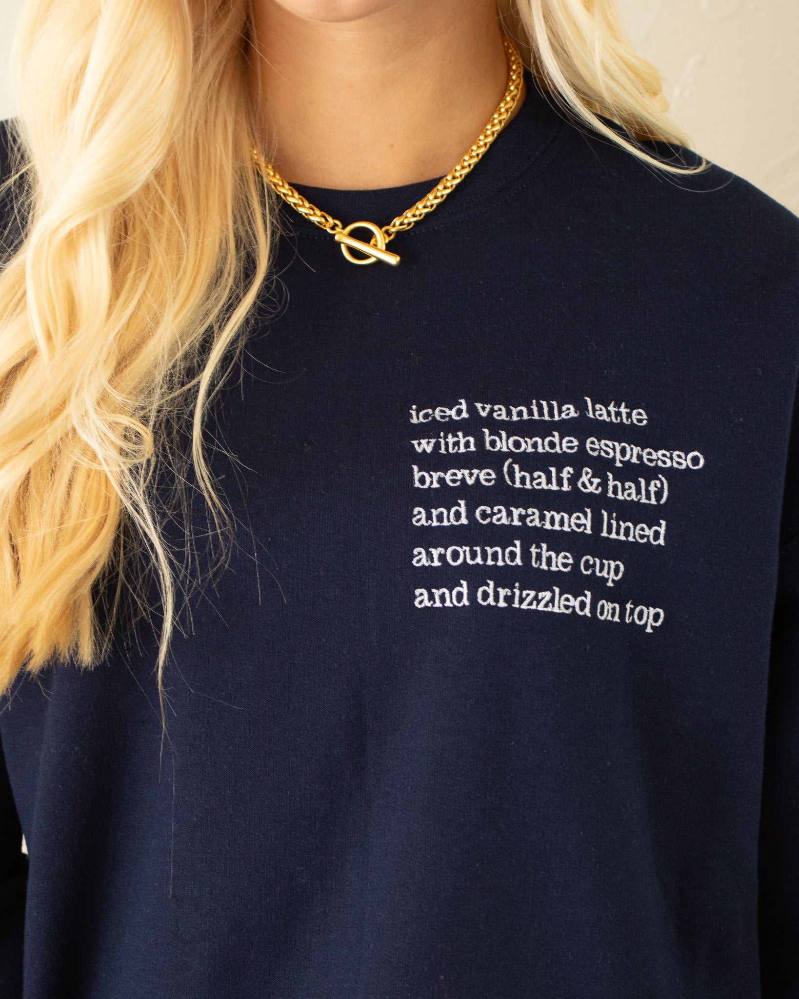 Iced Vanilla Latte Pullover