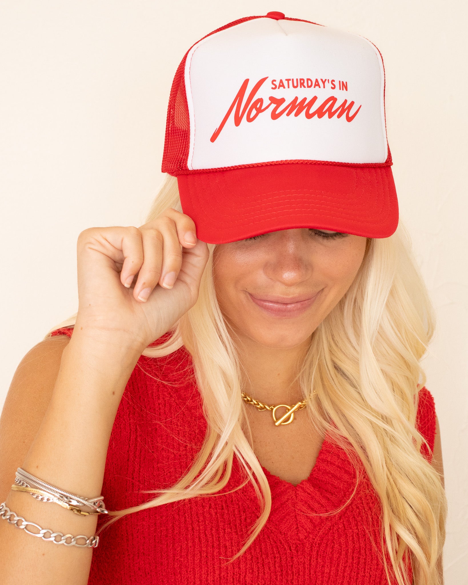Saturdays In Norman Trucker Hat