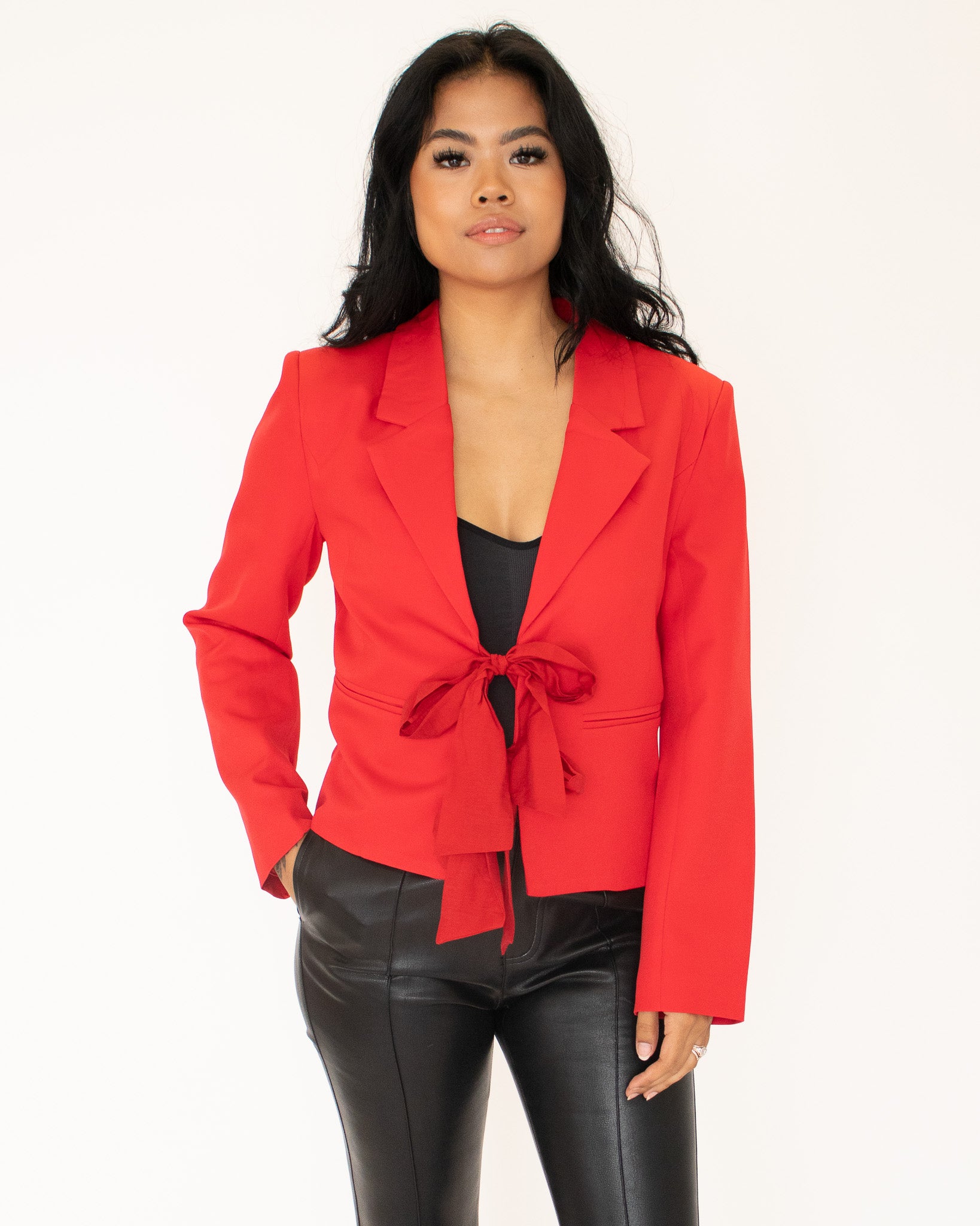 Red Bow Blazer