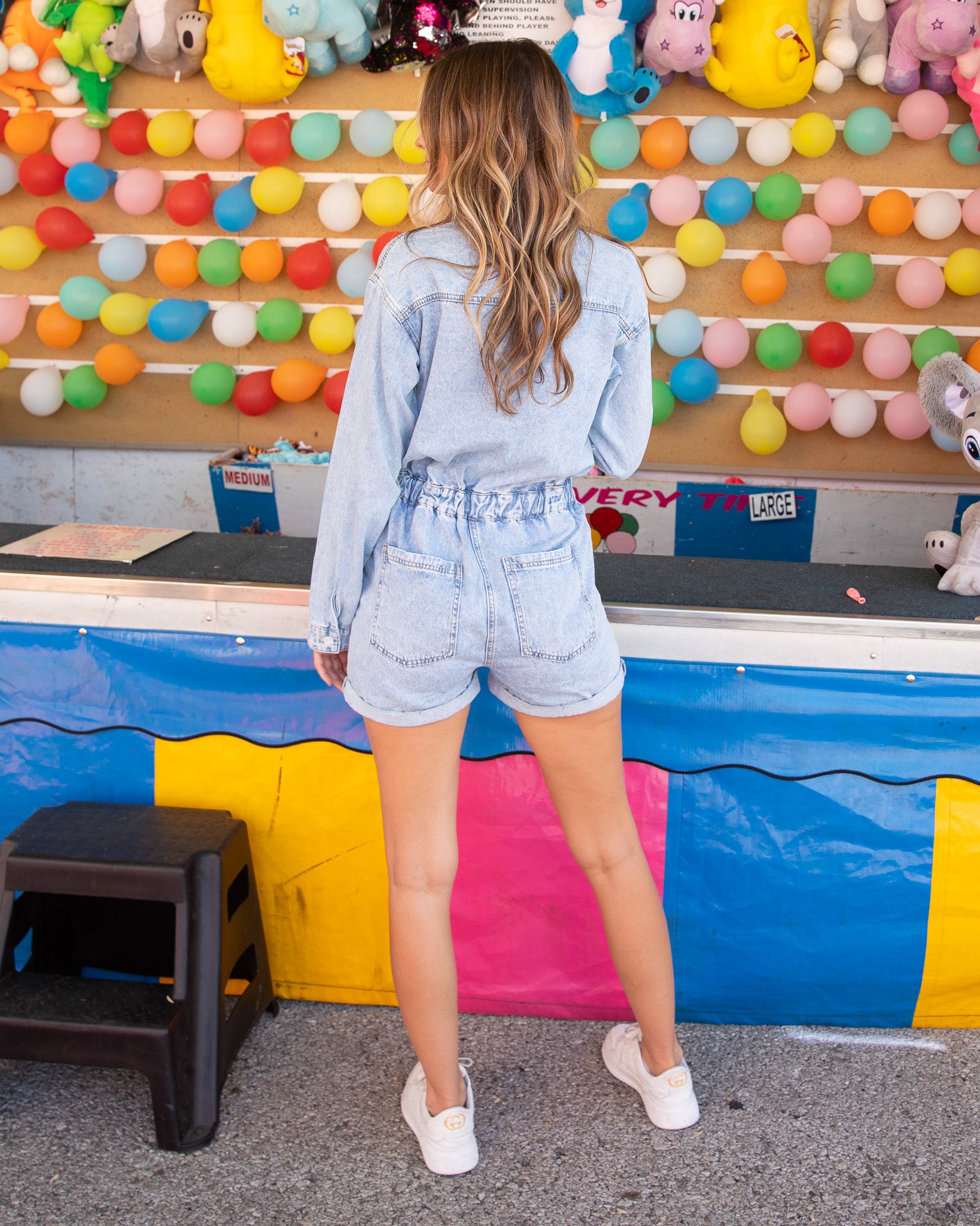 Kristie Denim Romper