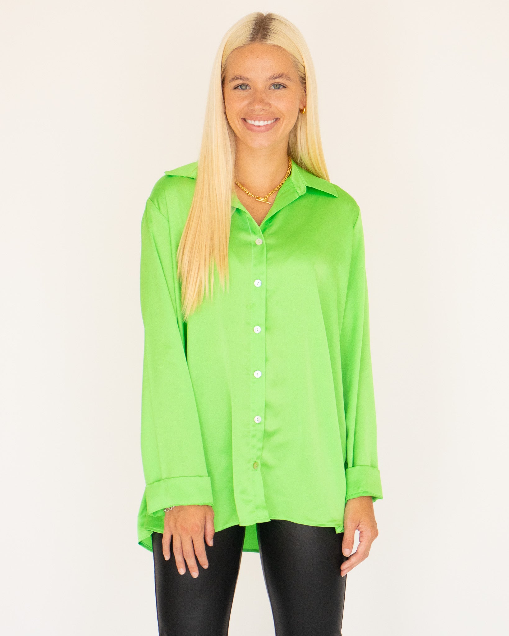 Smith Satin Button Down