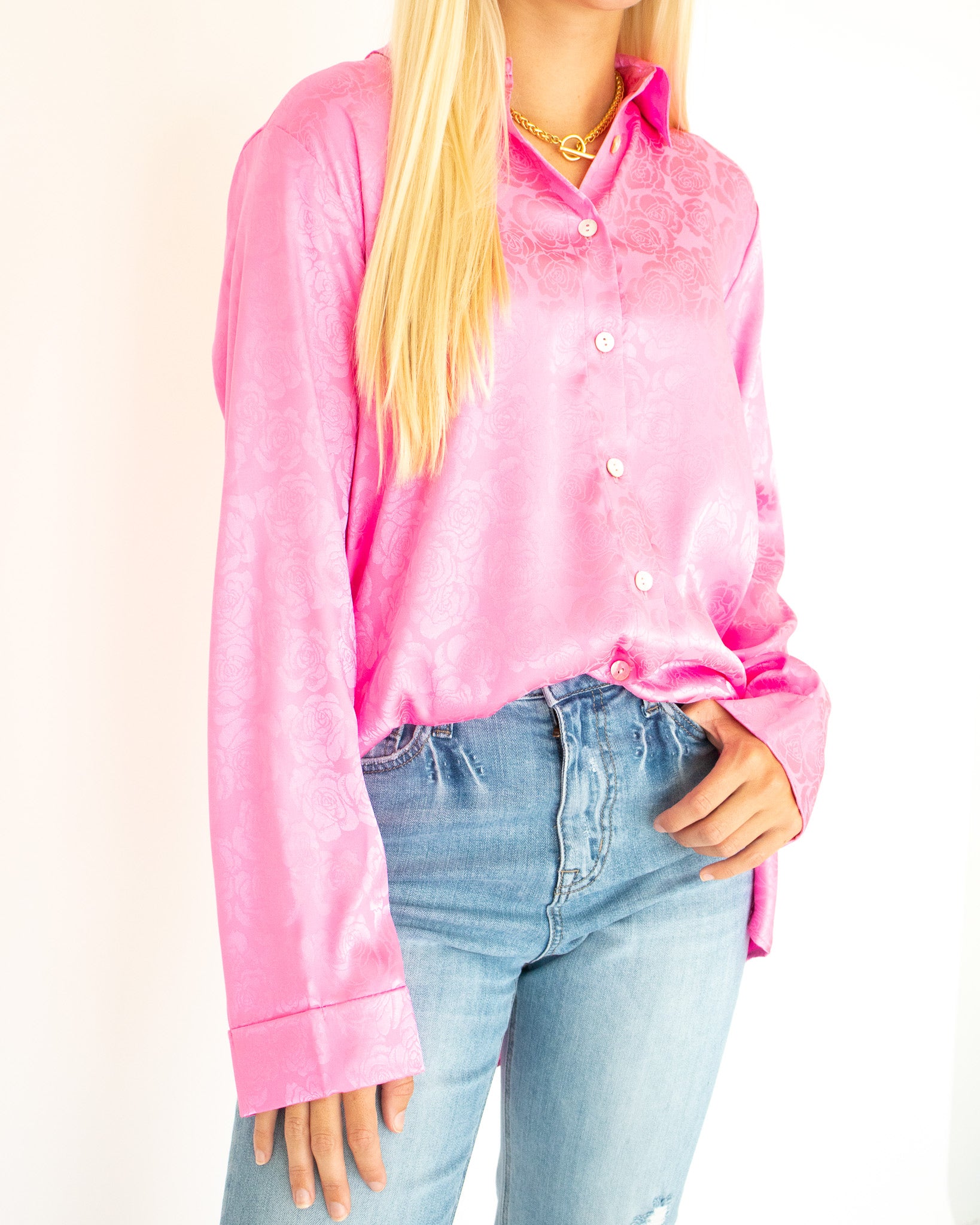 Smith Satin Button Down