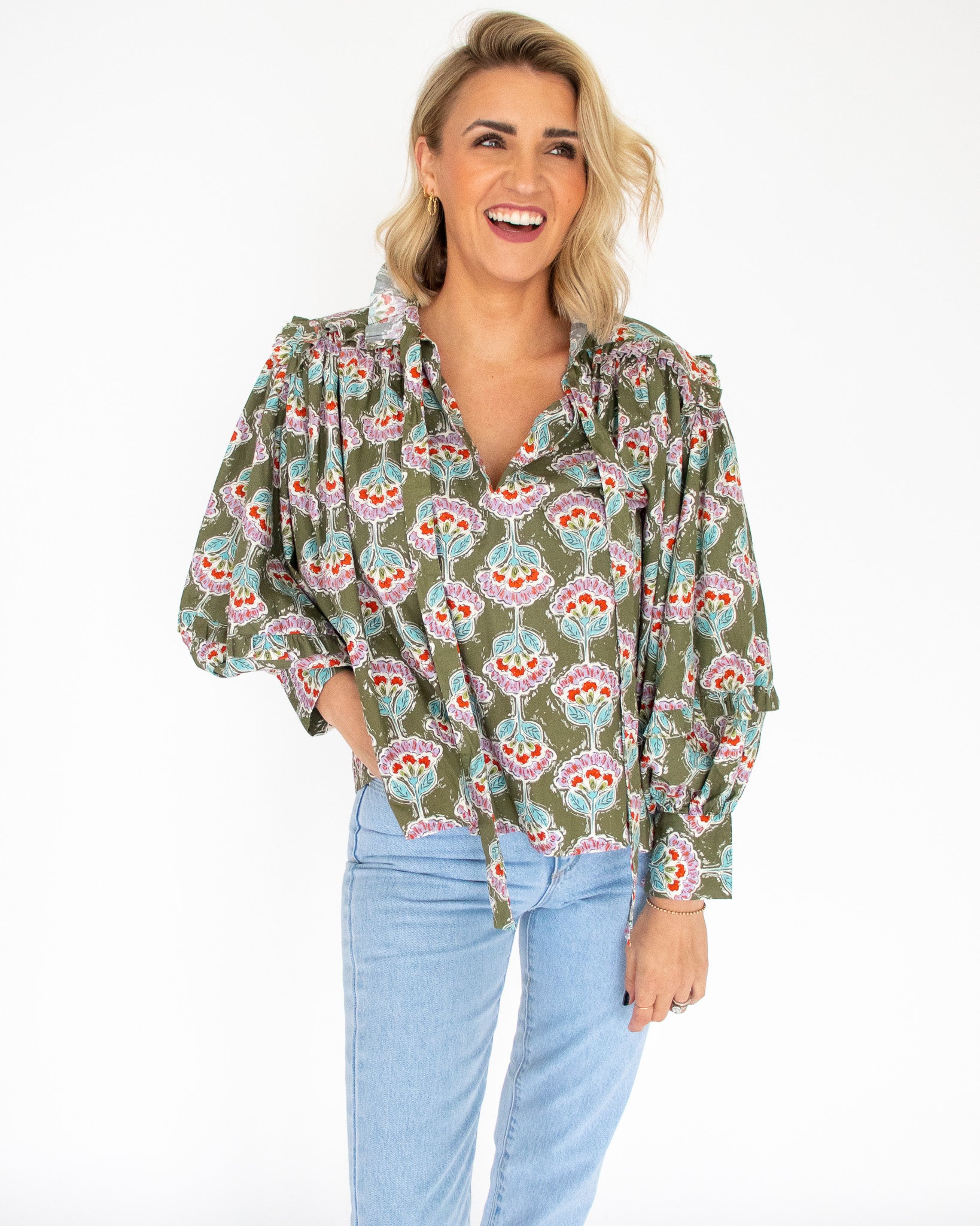I Olive You Ruffle Blouse