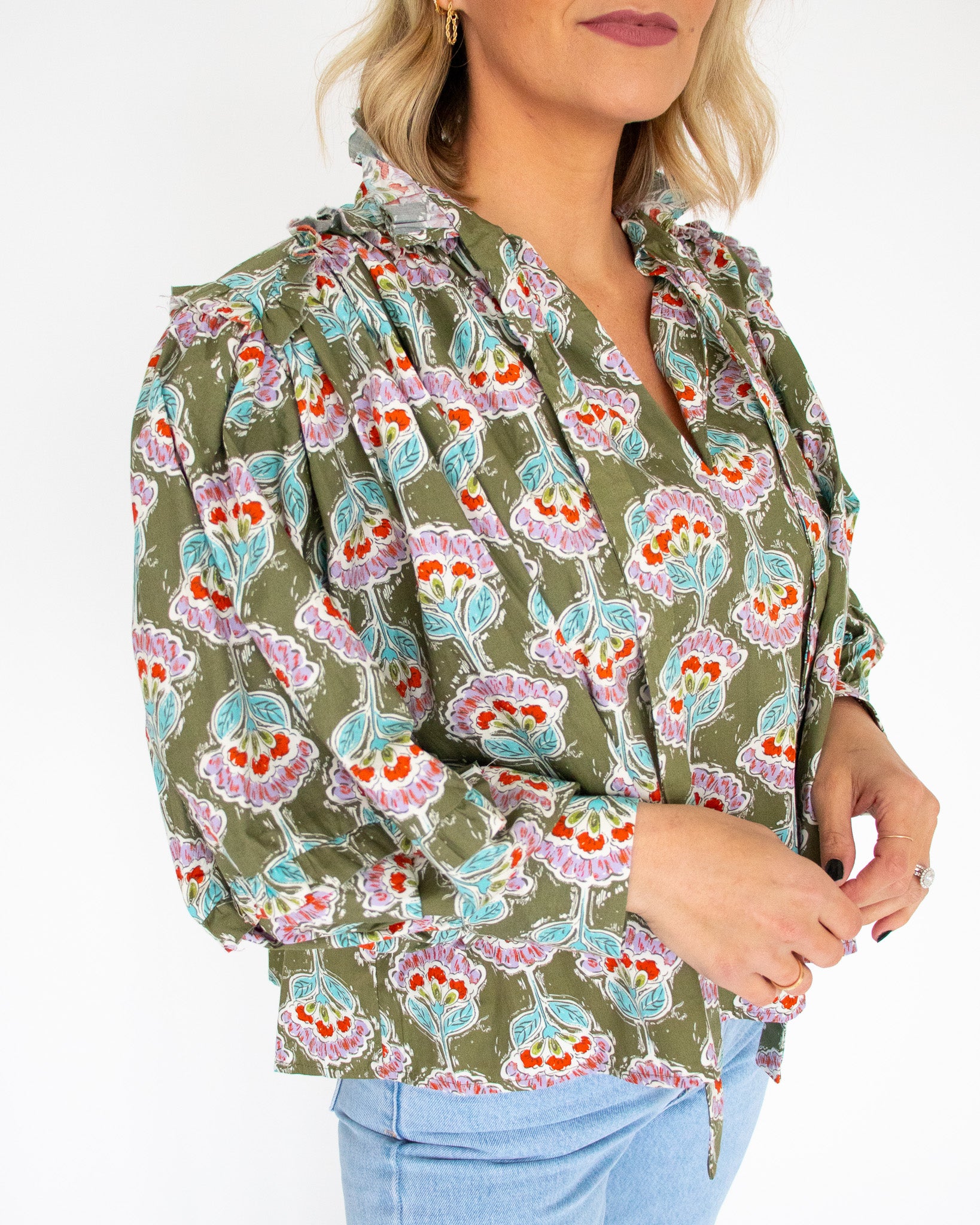 I Olive You Ruffle Blouse