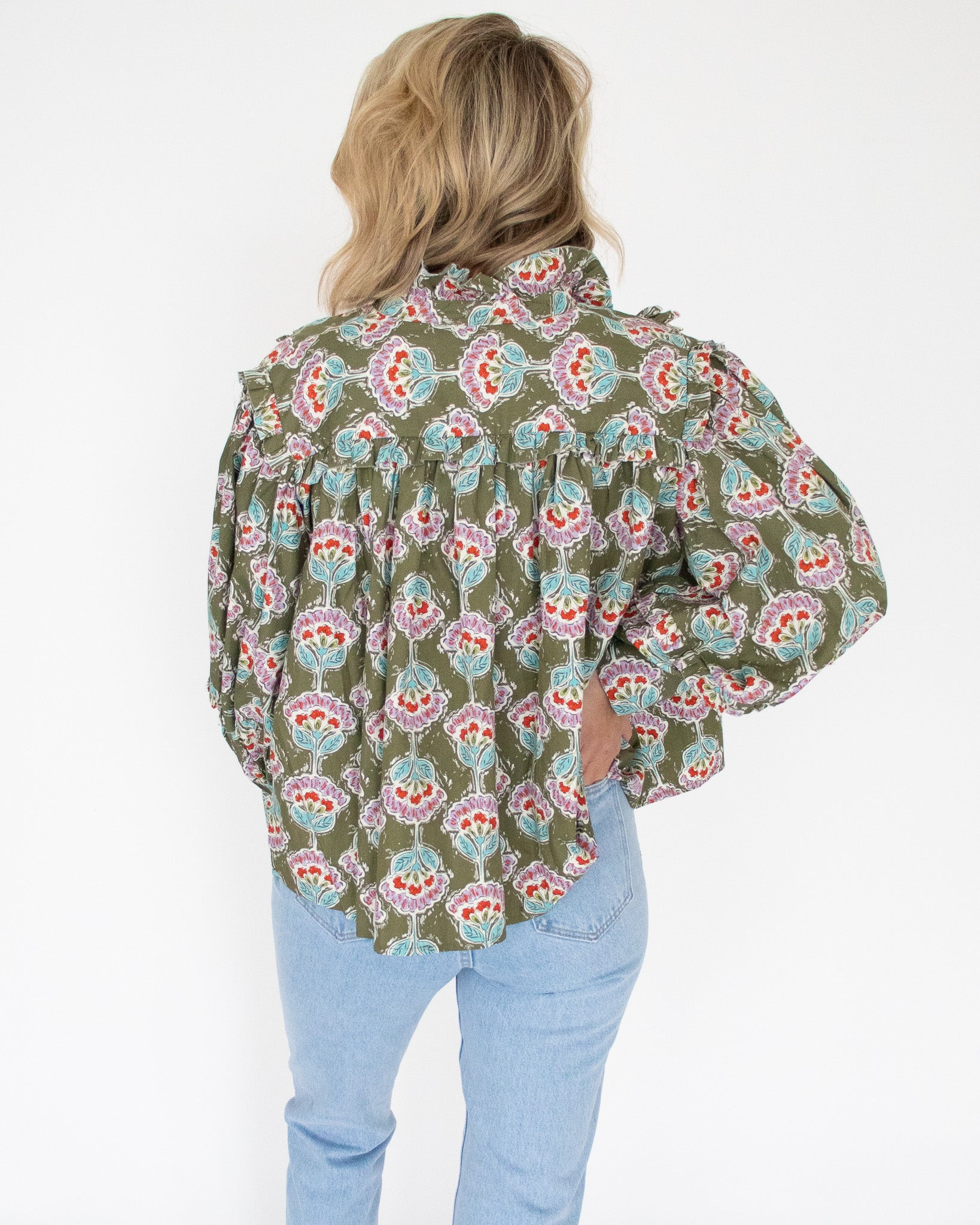 I Olive You Ruffle Blouse