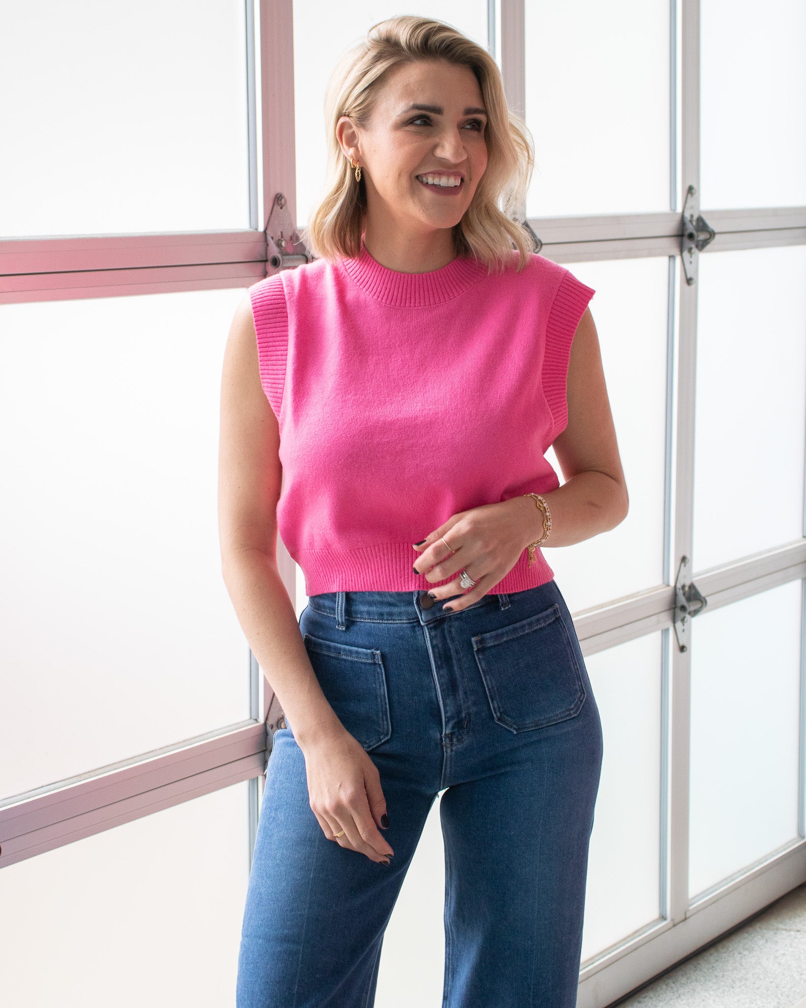 Melissa Sleeveless Sweater