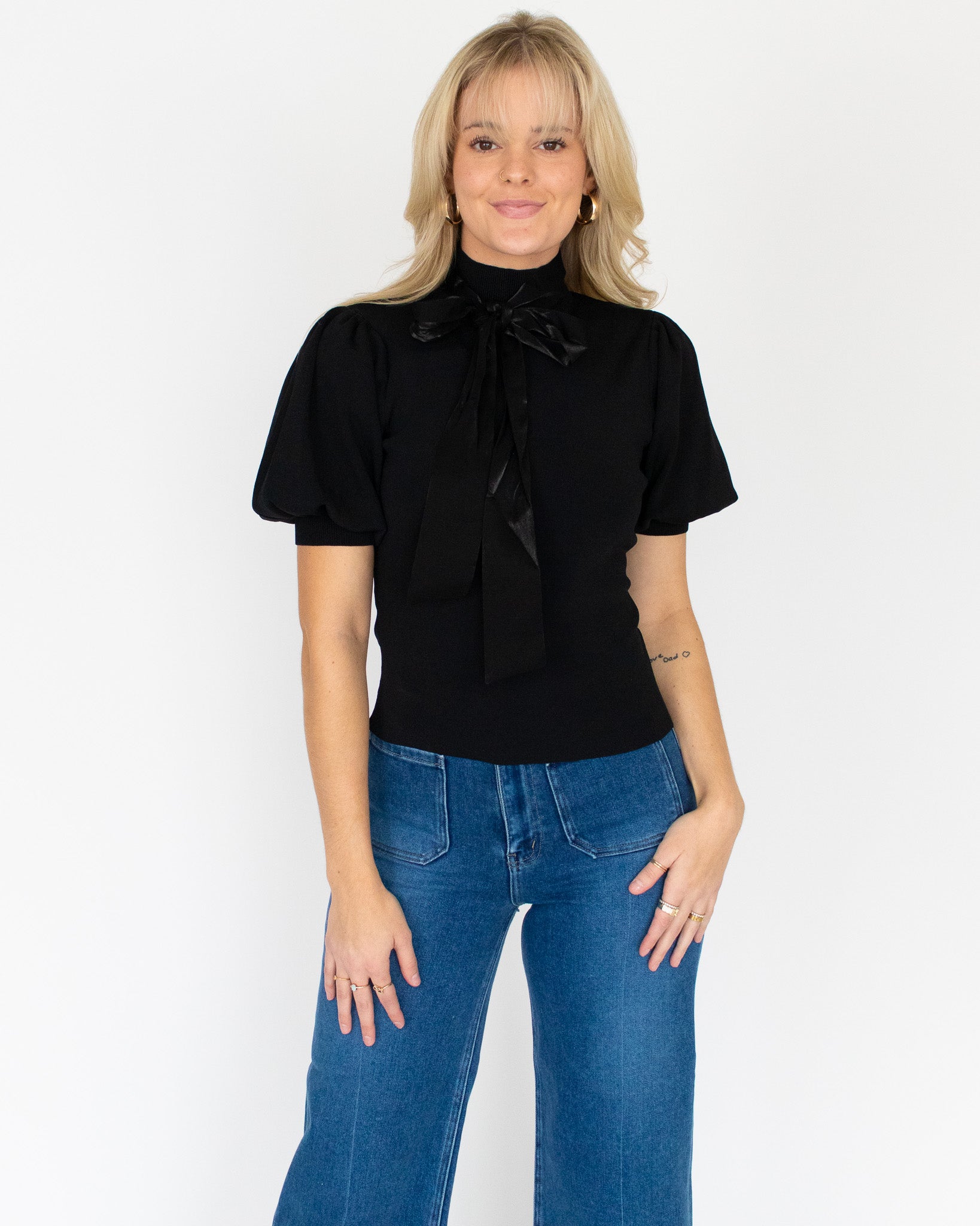 Katherine Bow Tie Top