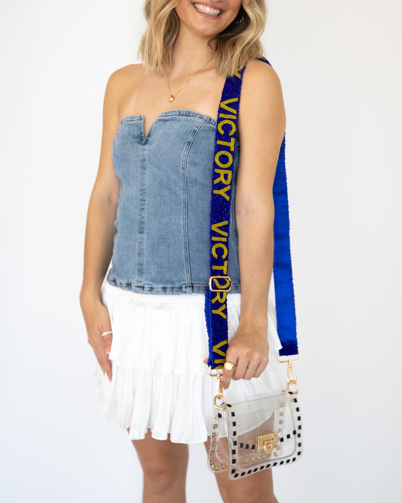 Victory Beaded Purse Strap