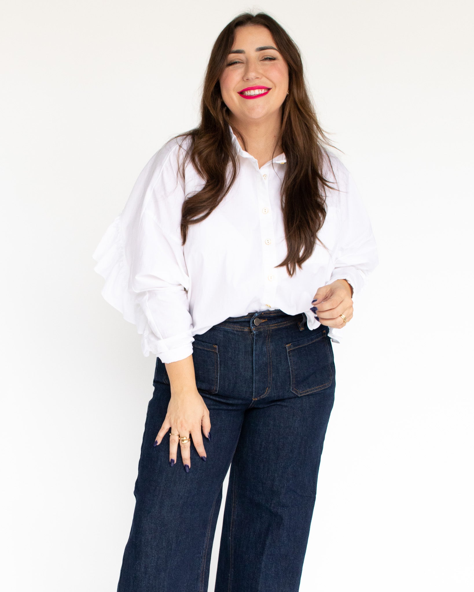 Business In The Front Party In The Back Blouse