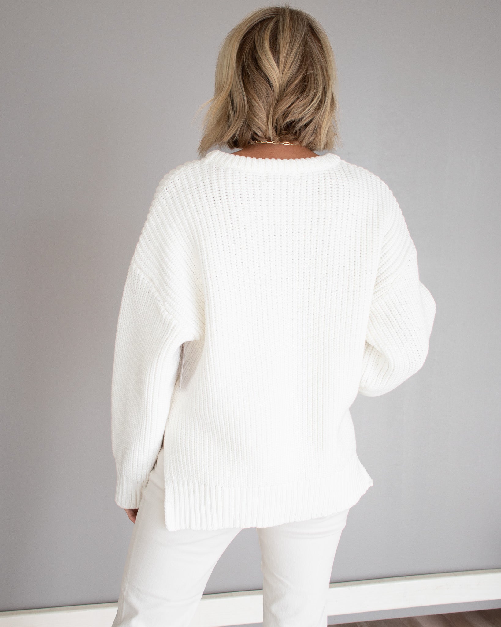Cuddle Up Cream Sweater