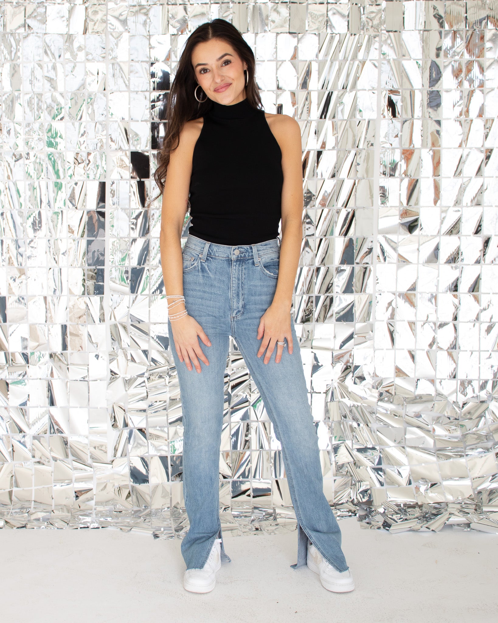 Janessa Mock Neck Bodysuit