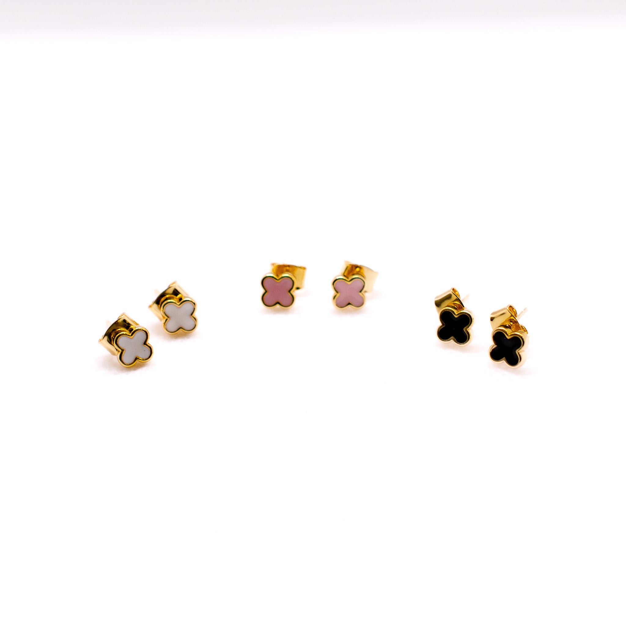 Mini Clover Stud Earring