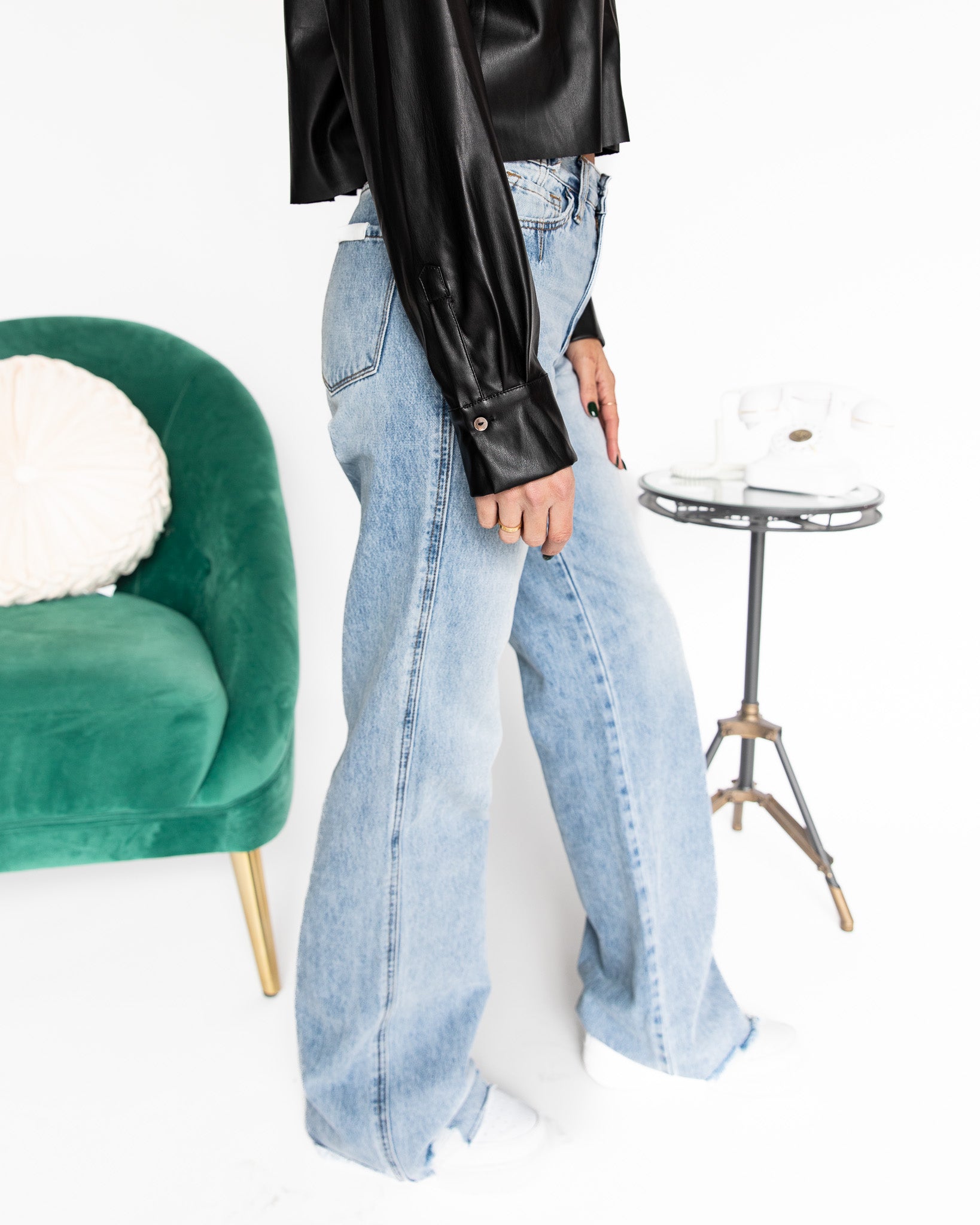 Baylee Light Wash High Rise Jean