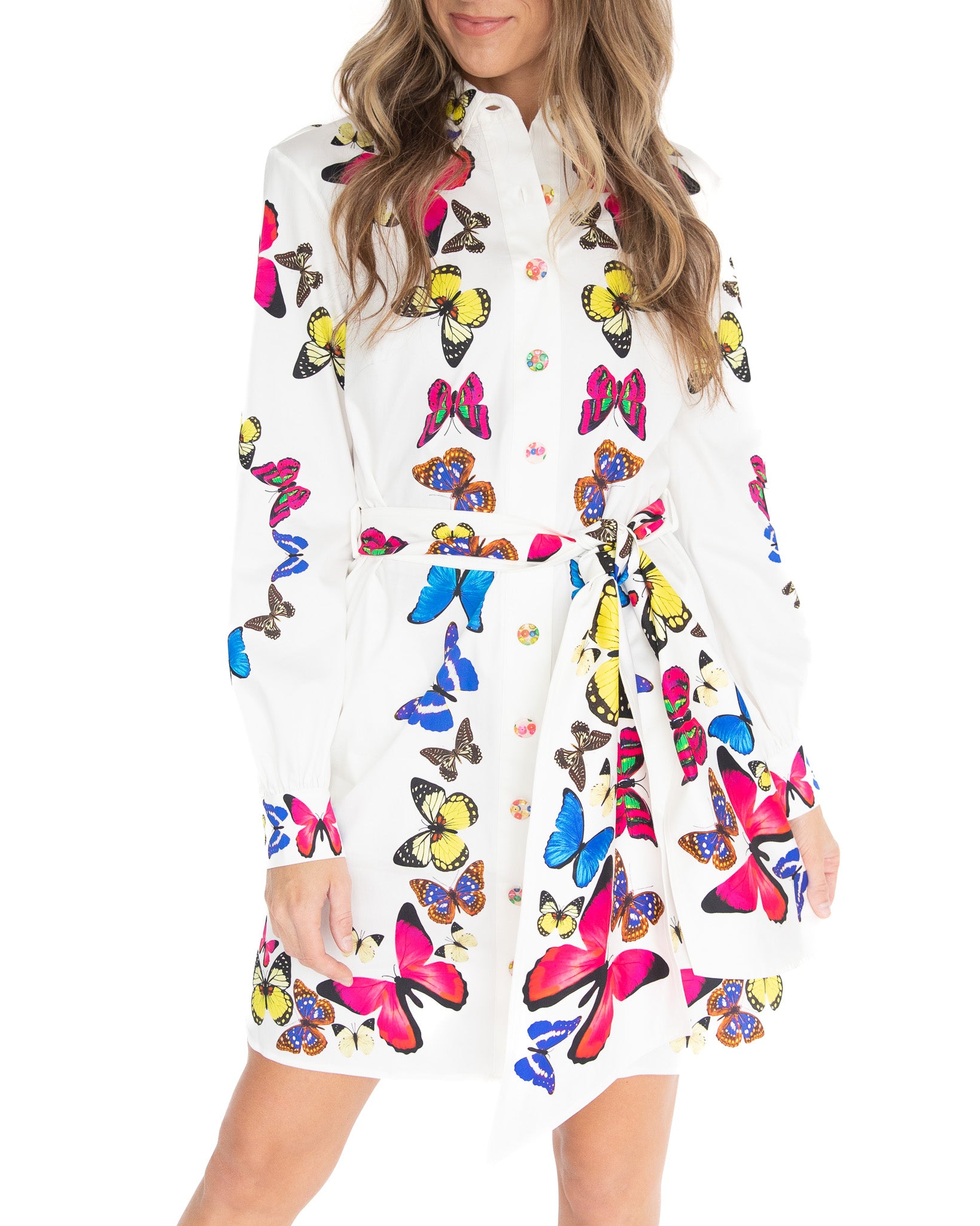 The Butterfly Mariposa Shirt Dress