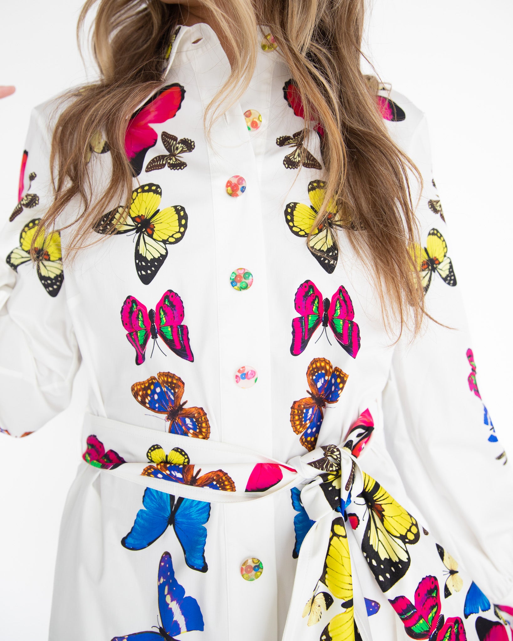 The Butterfly Mariposa Shirt Dress