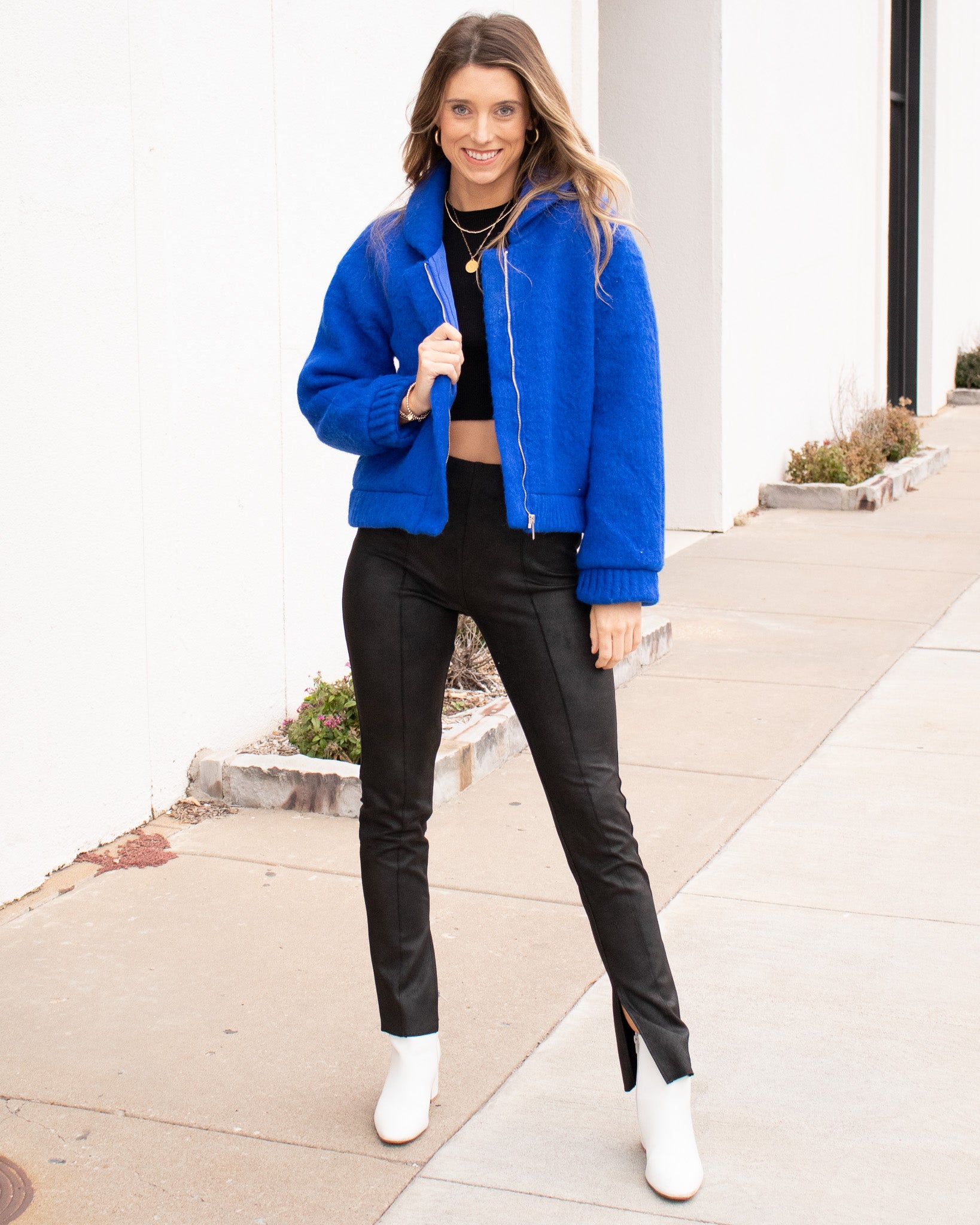 Blue Bomber Jacket