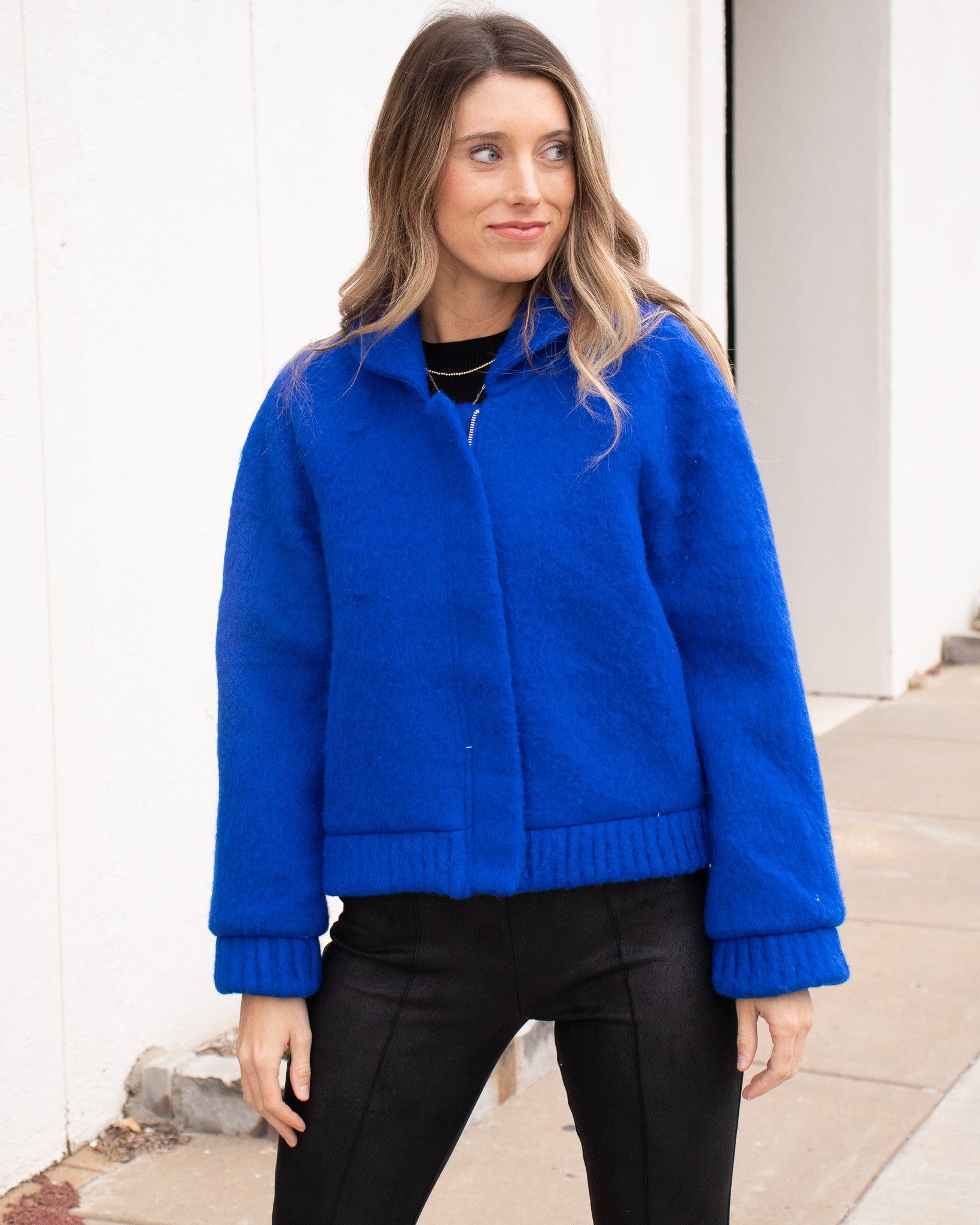 Blue Bomber Jacket