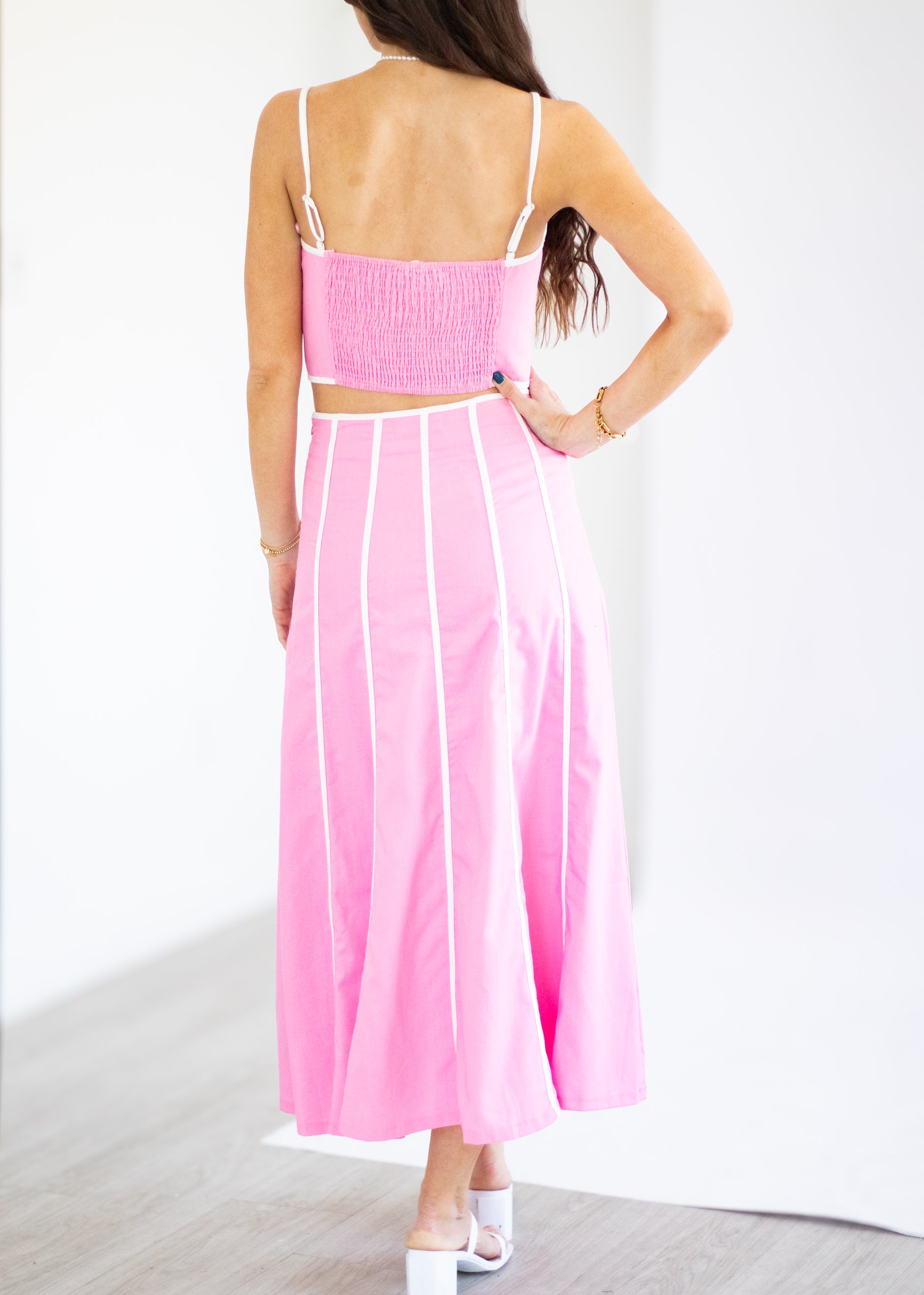 pink matching set