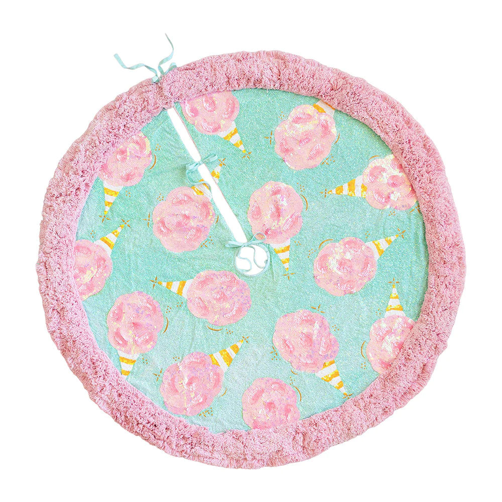 Cotton Candy Sequin Tree Skirt