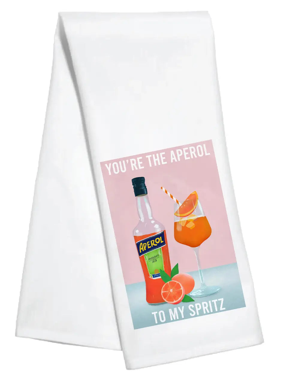 Aperol To My Spritz Kitchen Towel