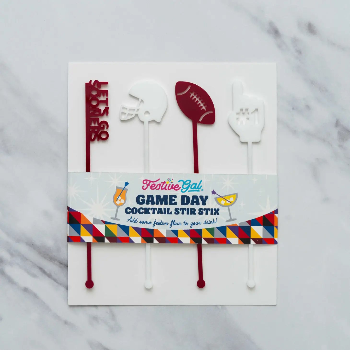 Gameday Stir Sticks - Oklahoma