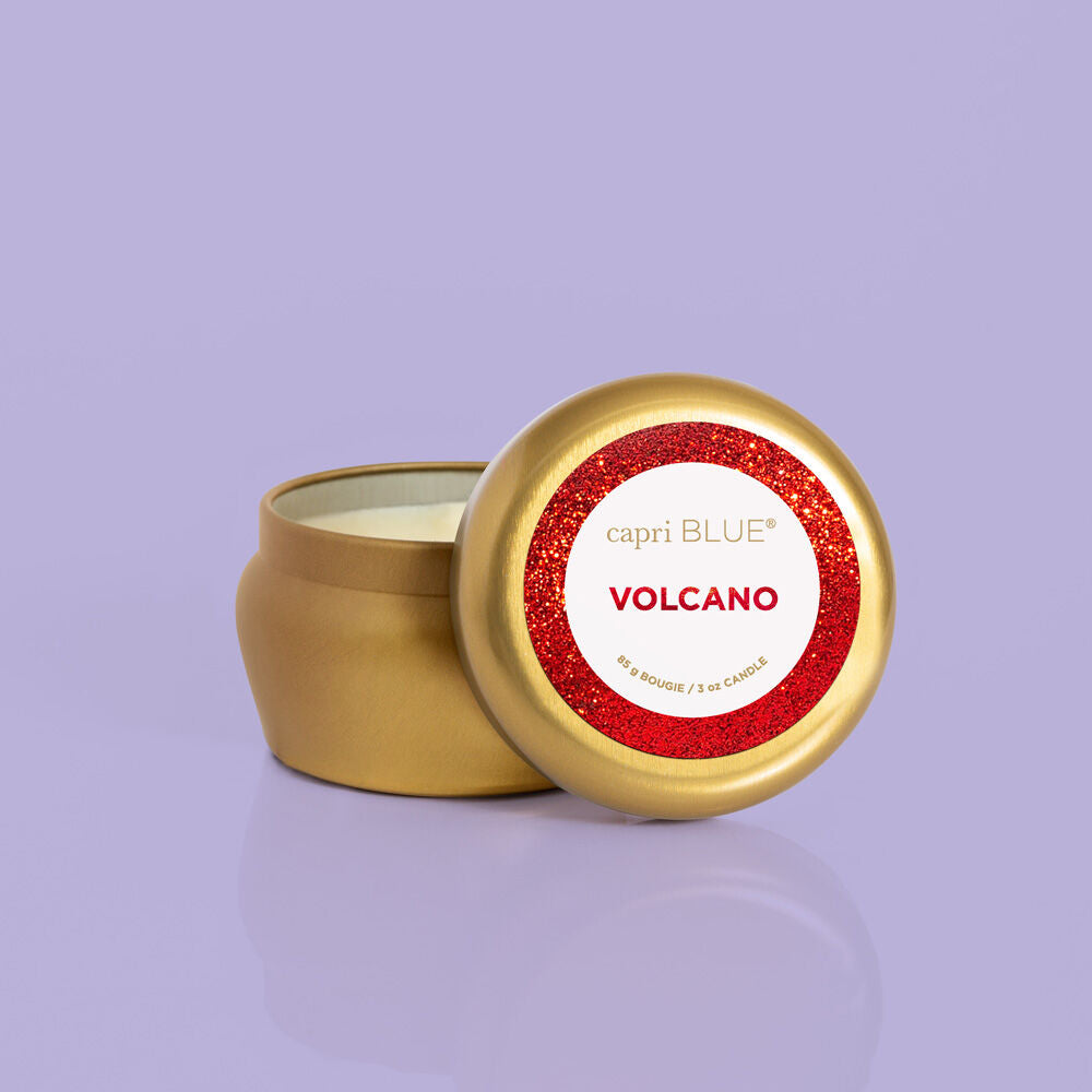 Volcano Mini Tin Glam Candle