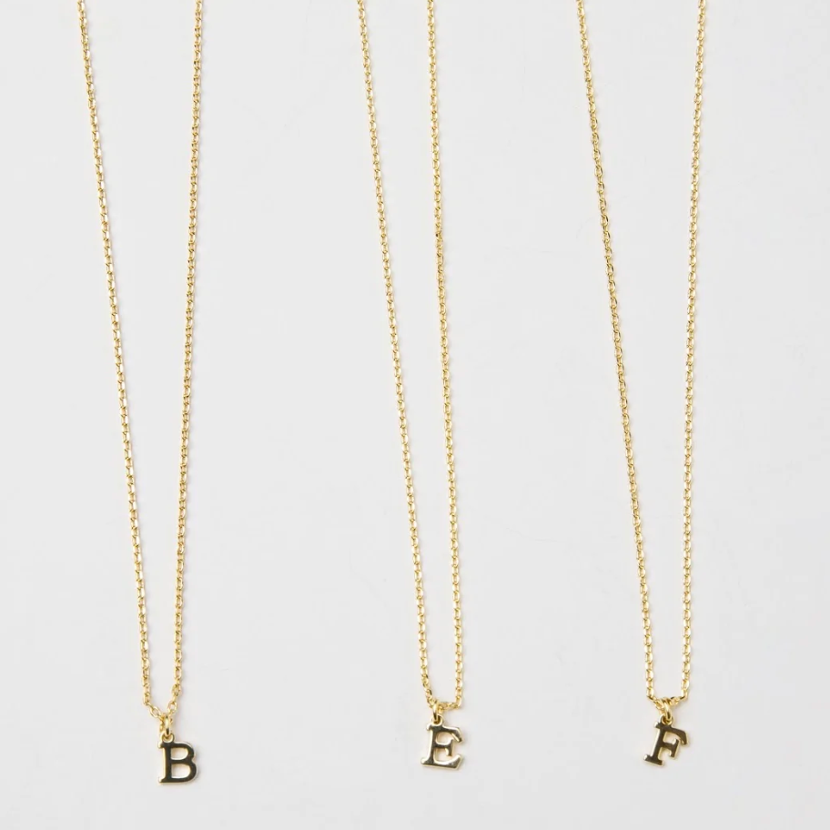 Dainty Initial Necklace