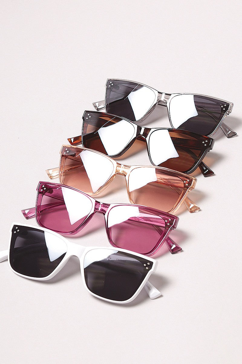 Bold Tinted Fashion Sunglasses