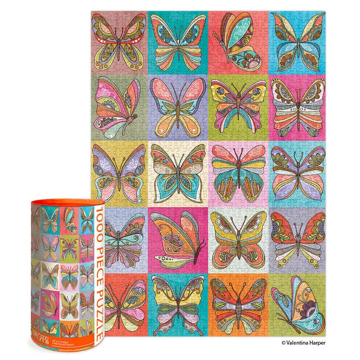 Butterfly Tiles 1000 Piece Puzzle