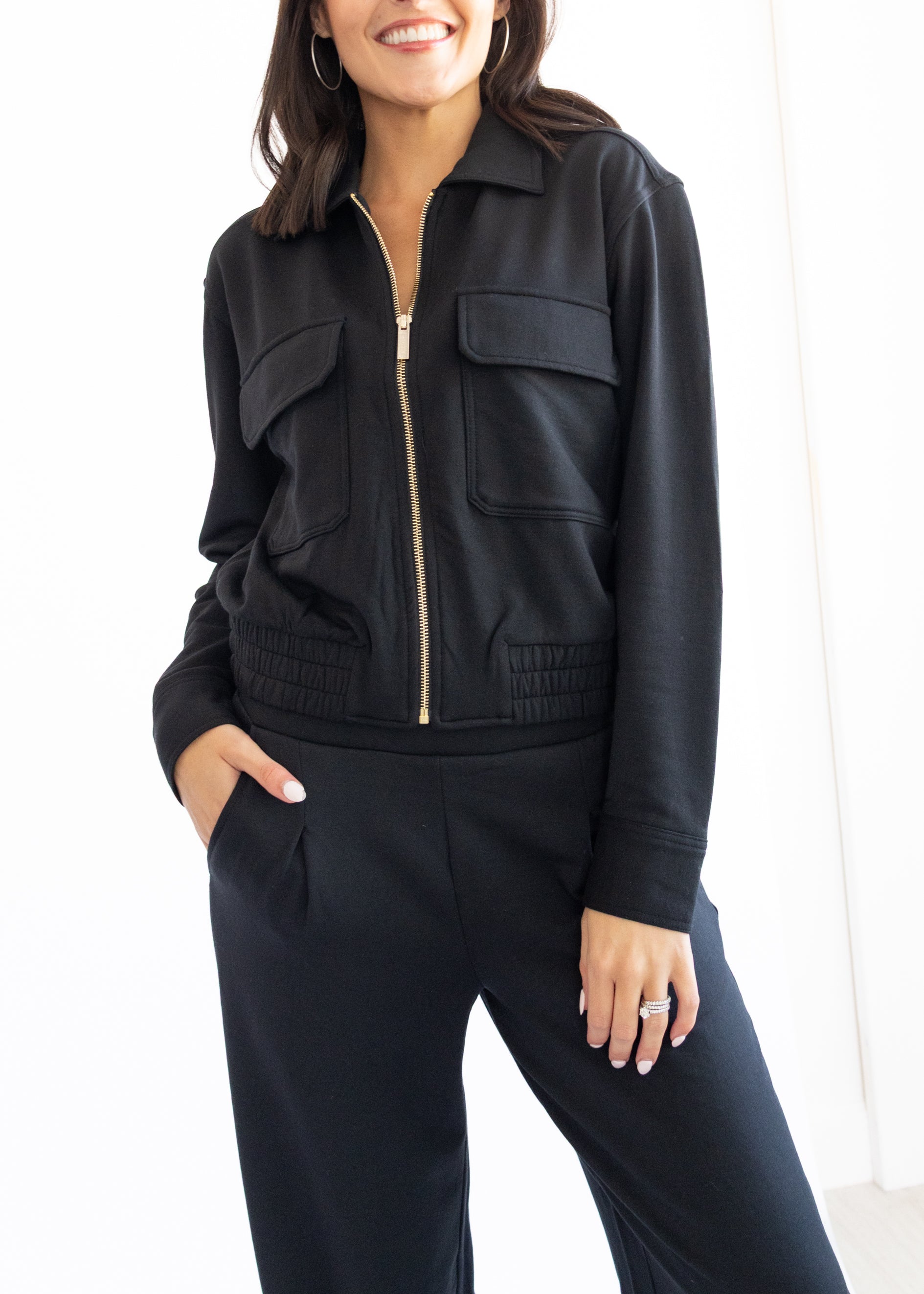 Z Supply Escape Fleece Jacket - Black – MAC Collection