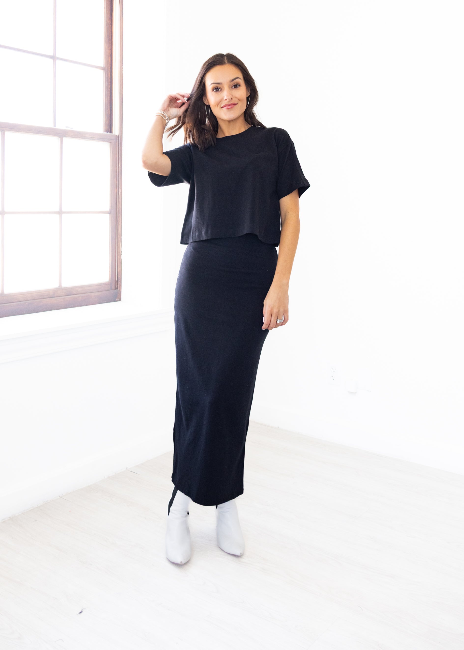 Z Supply Gail Midi Skirt - Black – MAC Collection