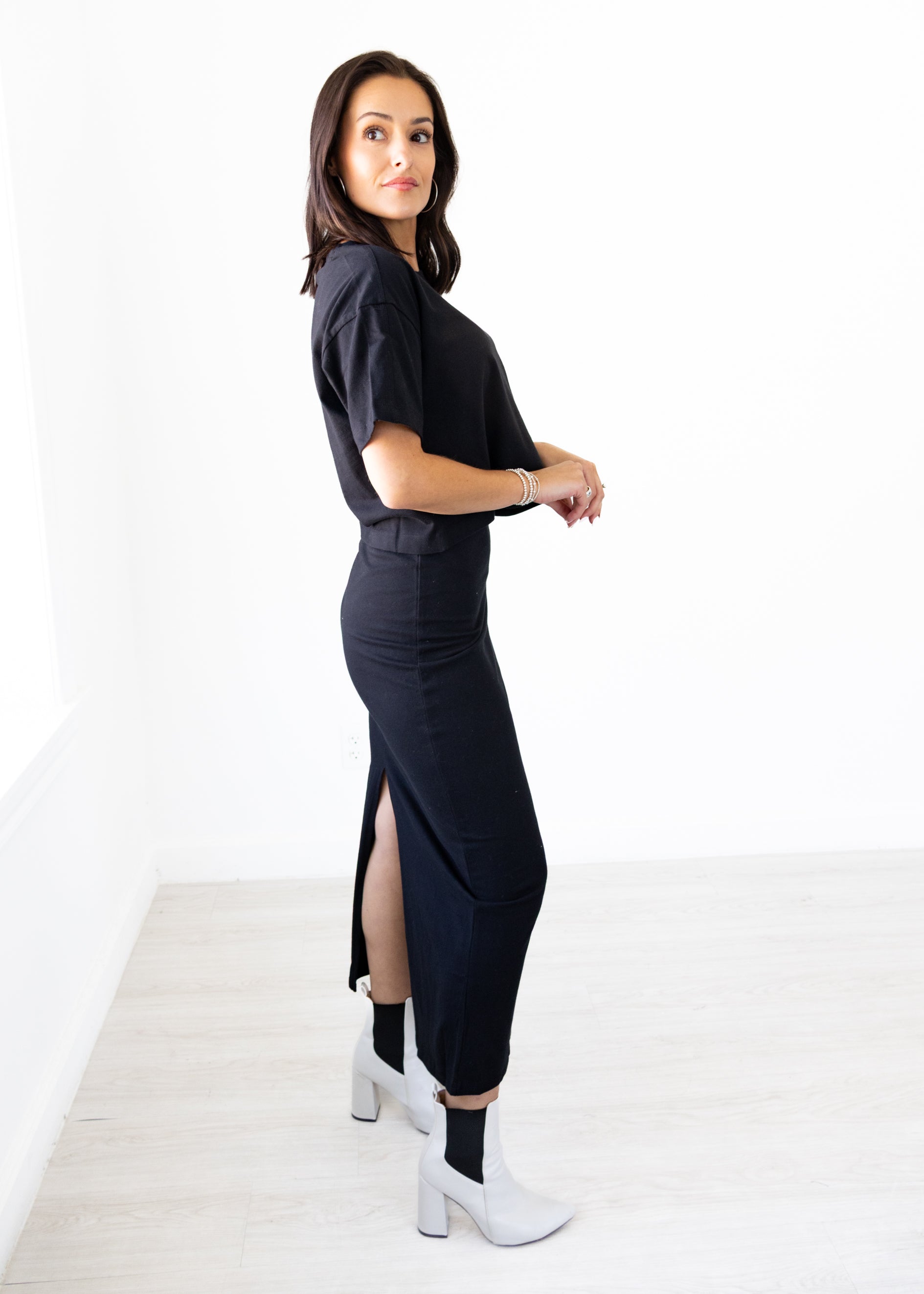 Sサイズ Mel gather skirt black andmary Mel gather skirt andmary black Sサイズ