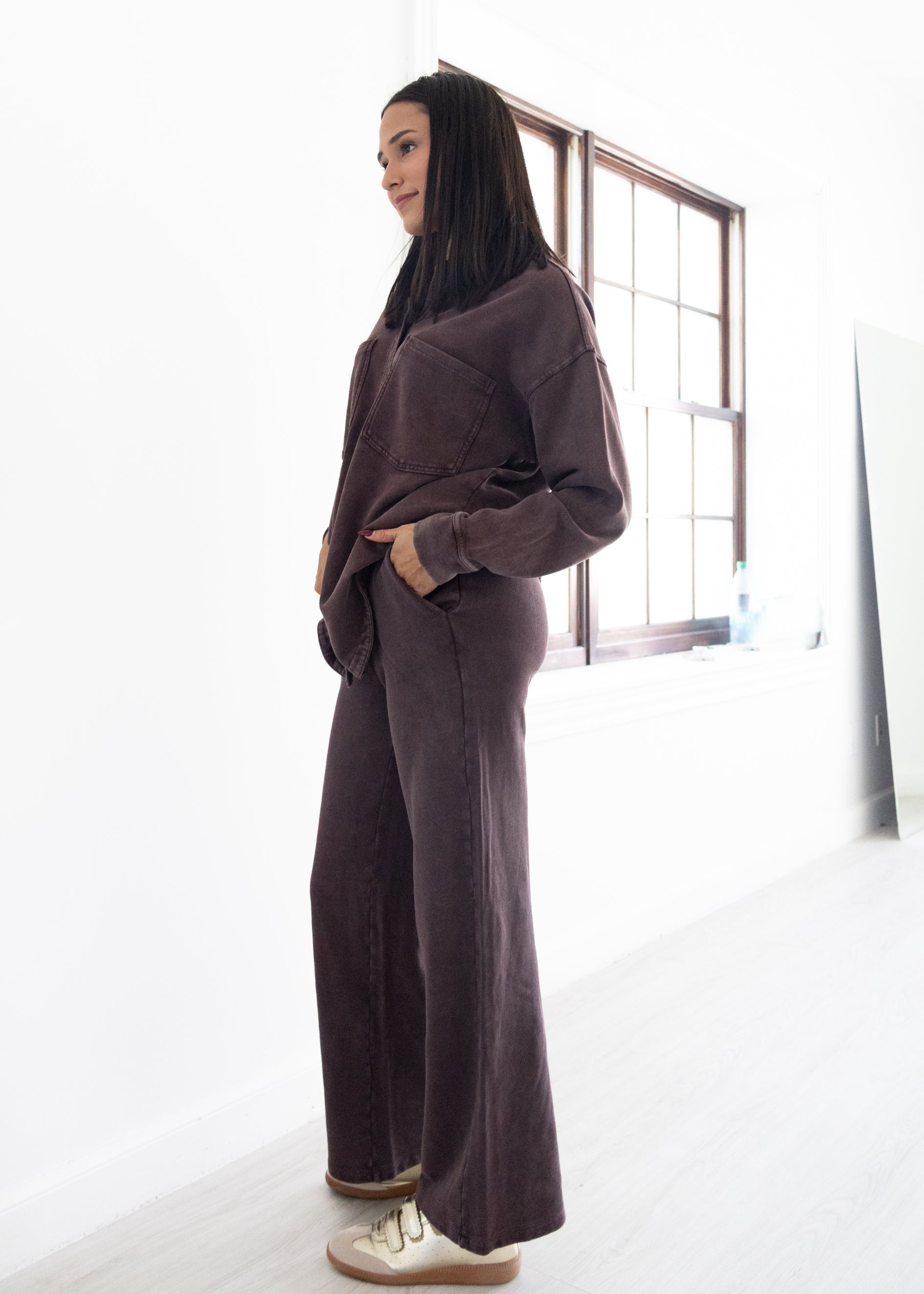 ❀chocolat✿ Z Supply All Day Jacket - Chocolate Cherry – MAC Collection